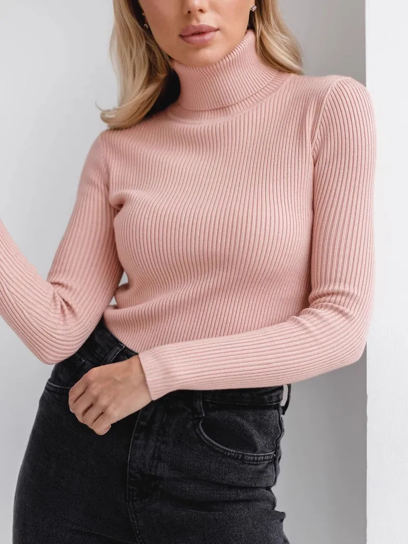 Pullover High-Neck Winter Base Layer Top