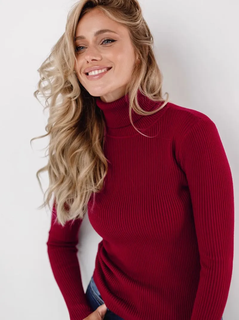 Pullover High-Neck Winter Base Layer Top