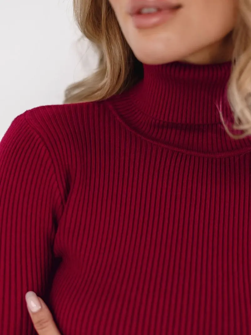 Pullover High-Neck Winter Base Layer Top