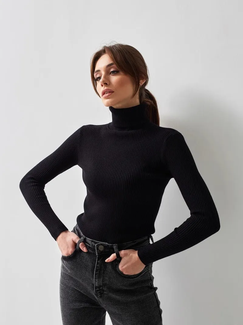 Pullover High-Neck Winter Base Layer Top