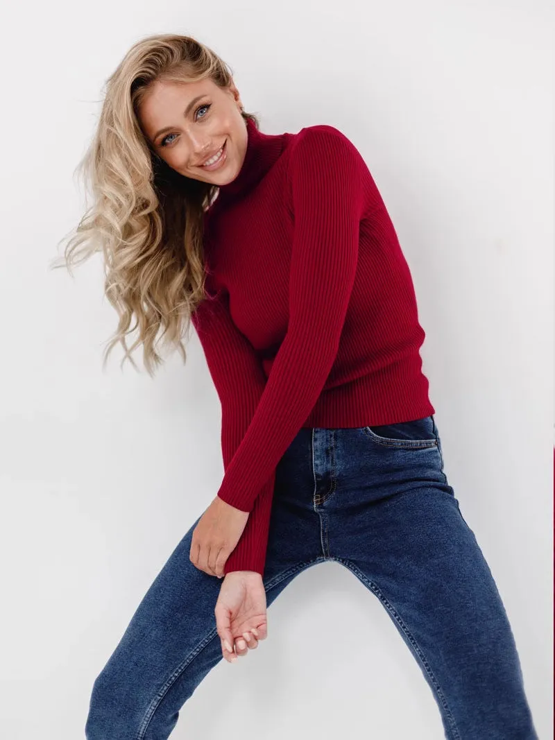 Pullover High-Neck Winter Base Layer Top