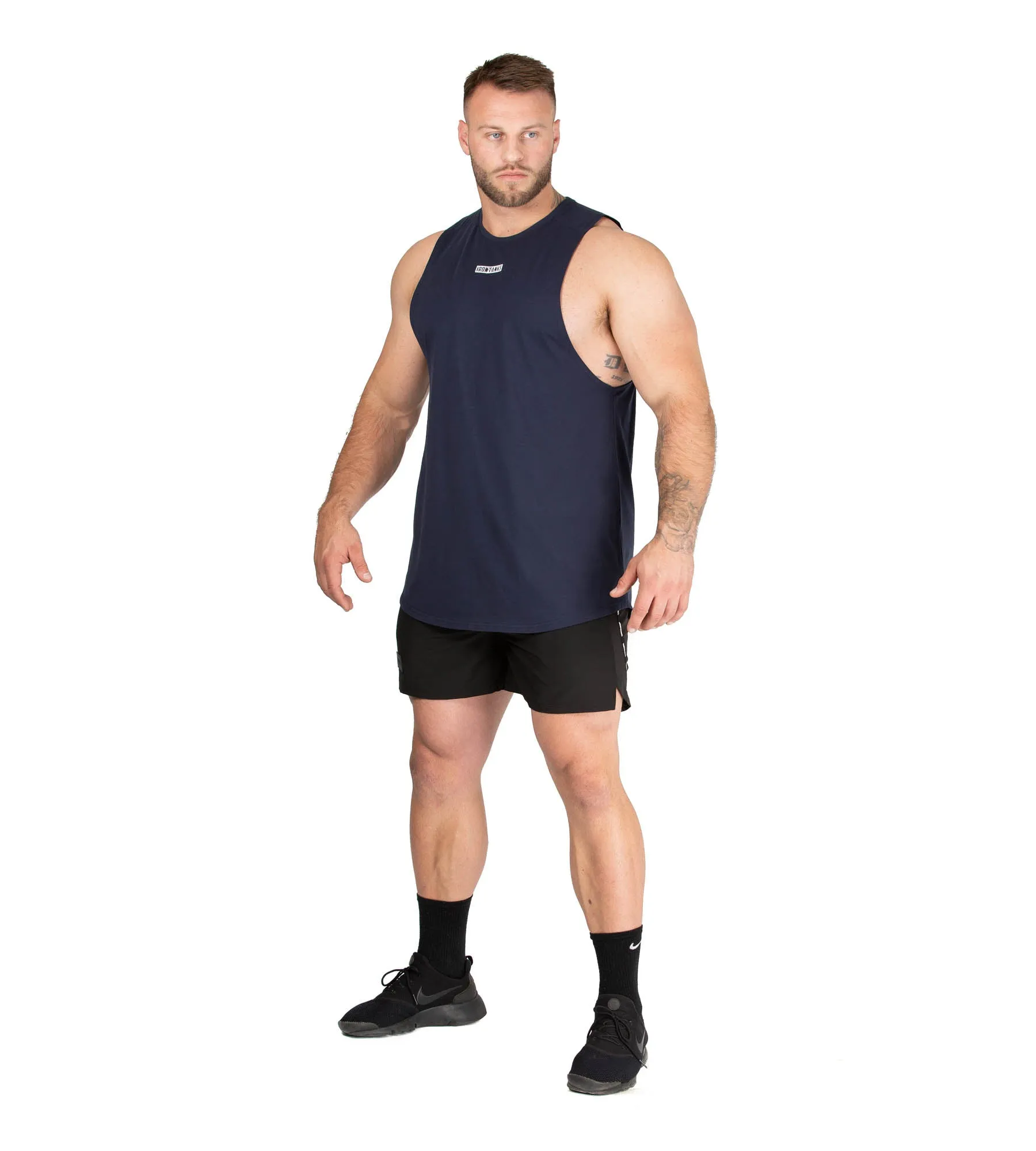 Raider Muscle Tank - Navy