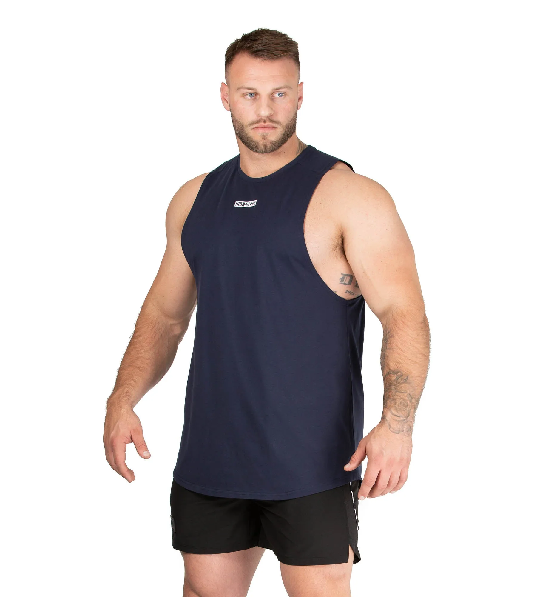 Raider Muscle Tank - Navy