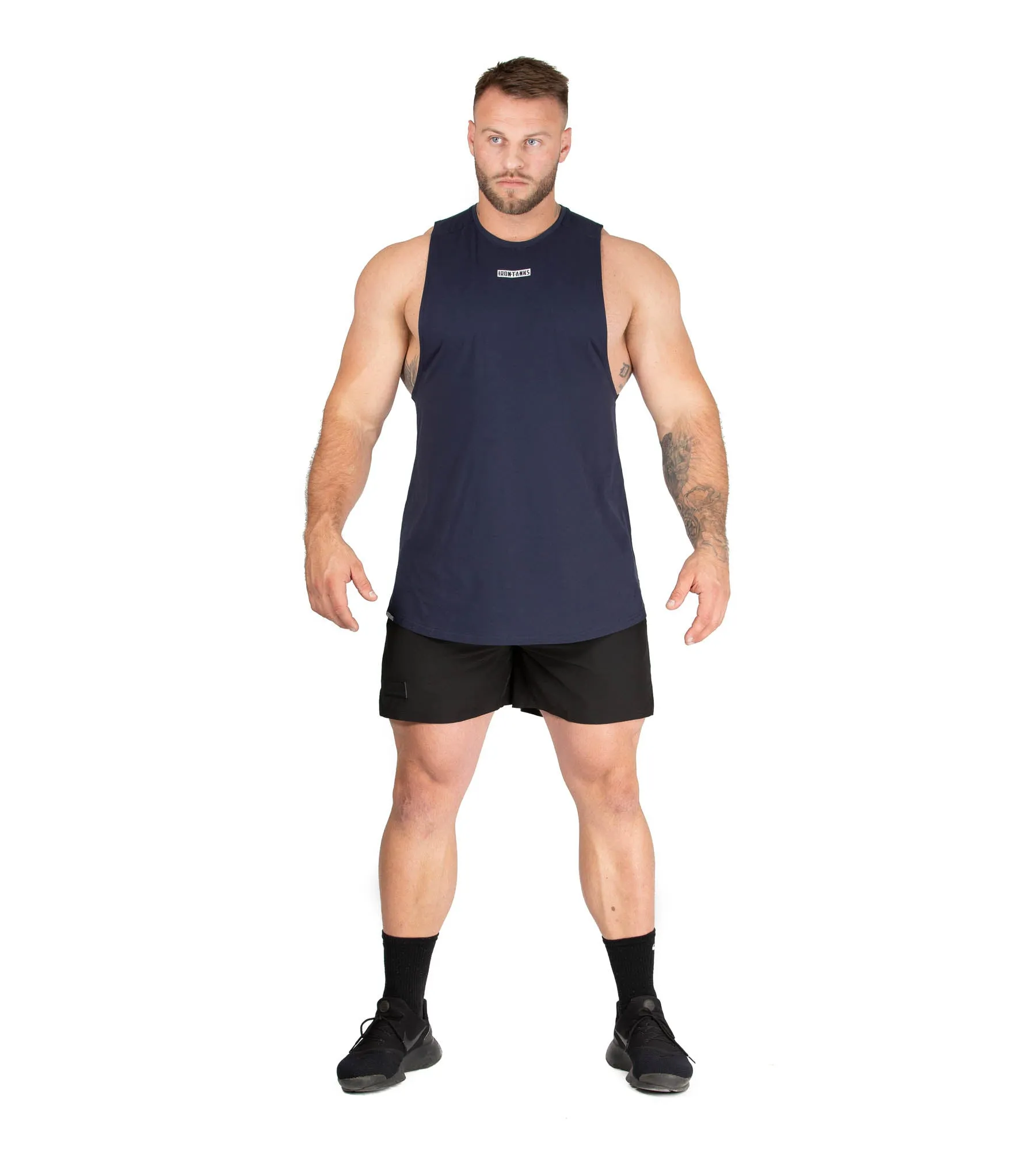 Raider Muscle Tank - Navy