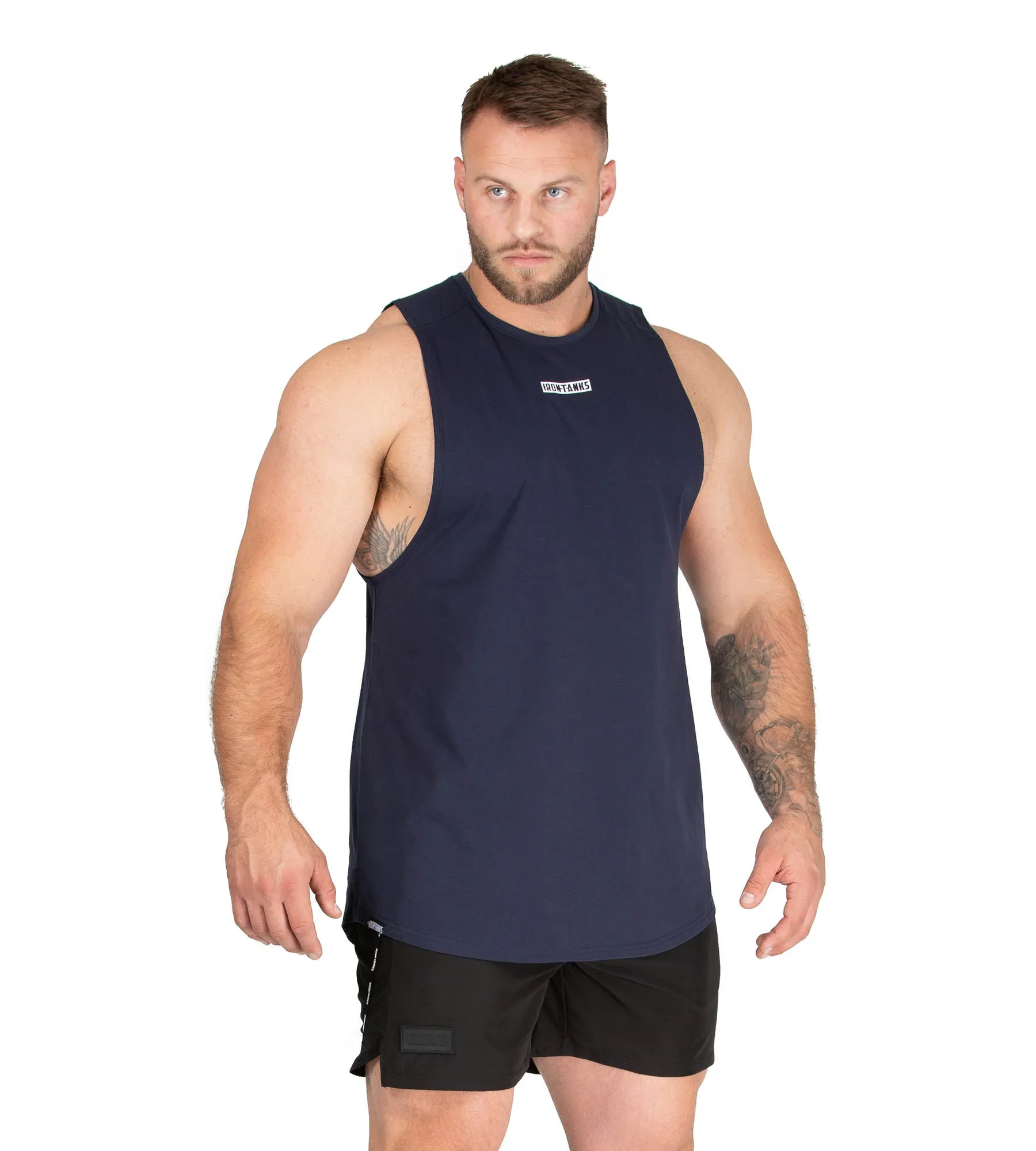 Raider Muscle Tank - Navy