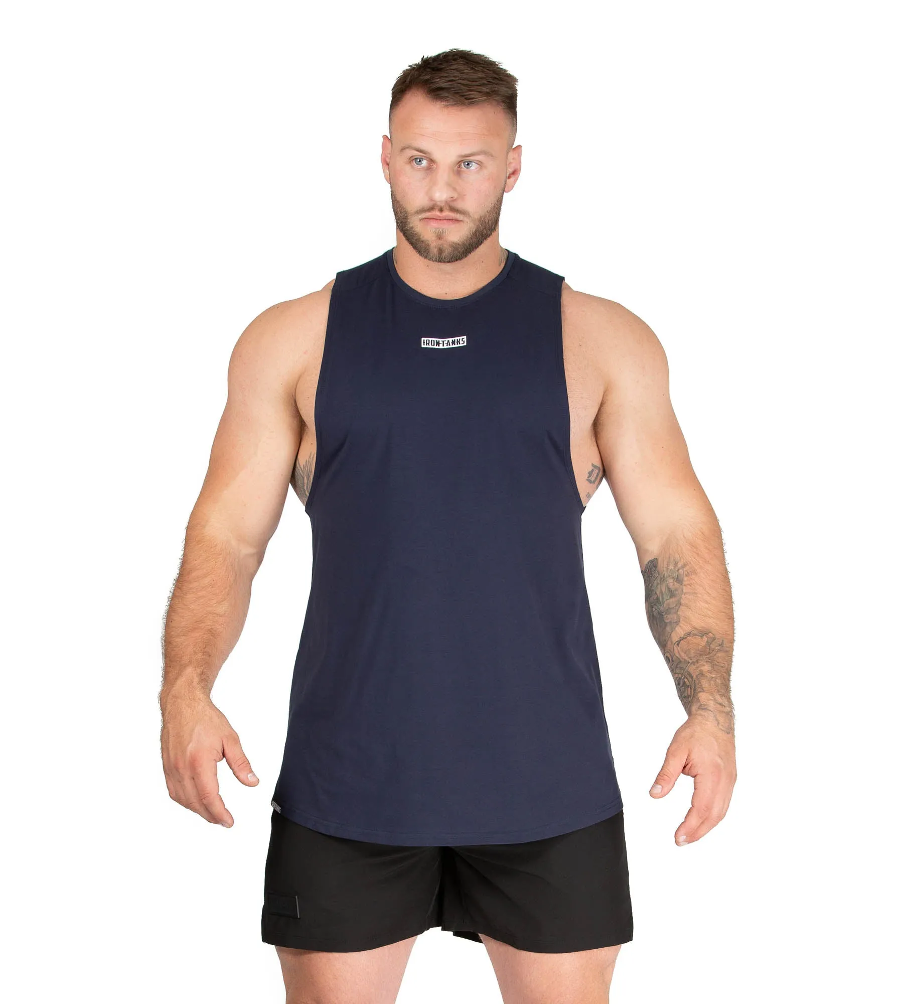 Raider Muscle Tank - Navy