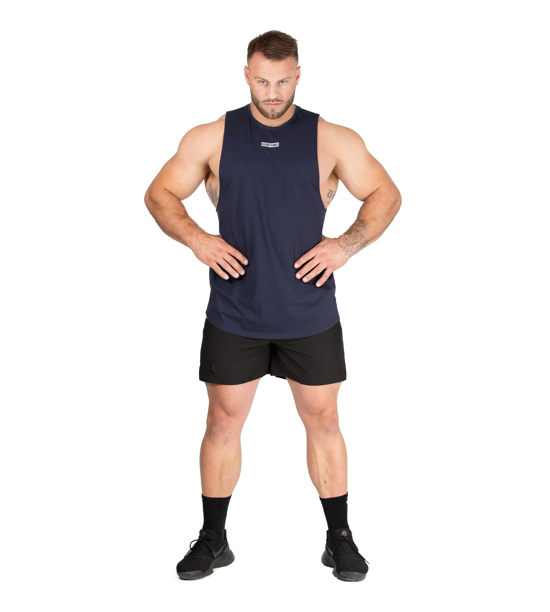 Raider Muscle Tank - Navy