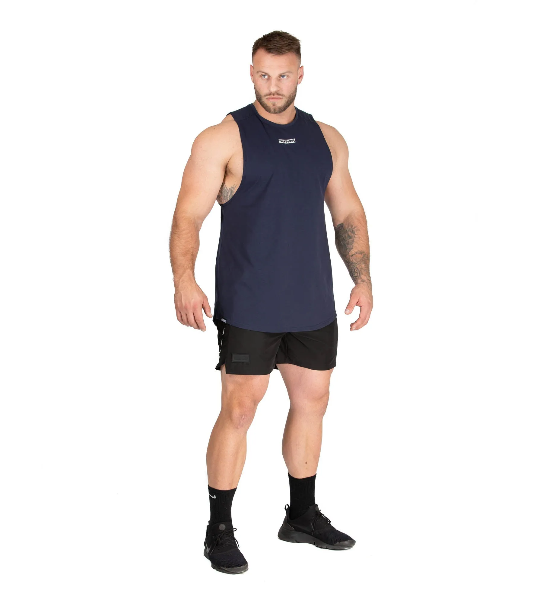 Raider Muscle Tank - Navy