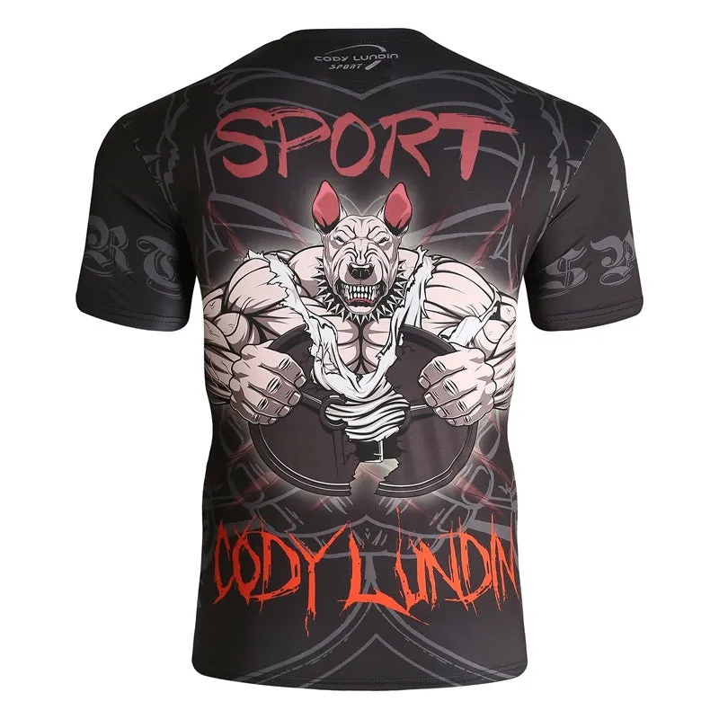 Rash Guard Compression T Shirt Mens Short Sleeve Different Styles SALE