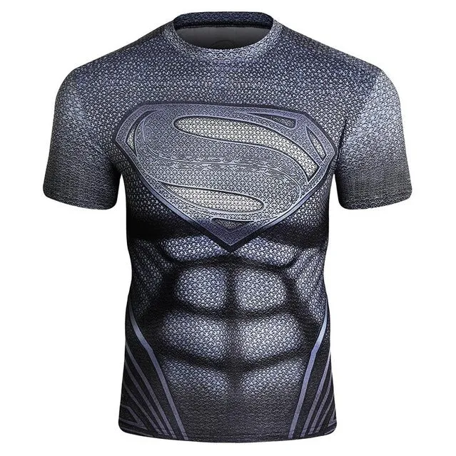 Rash Guard Compression T Shirt Mens Short Sleeve Different Styles SALE