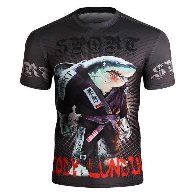 Rash Guard Compression T Shirt Mens Short Sleeve Different Styles SALE