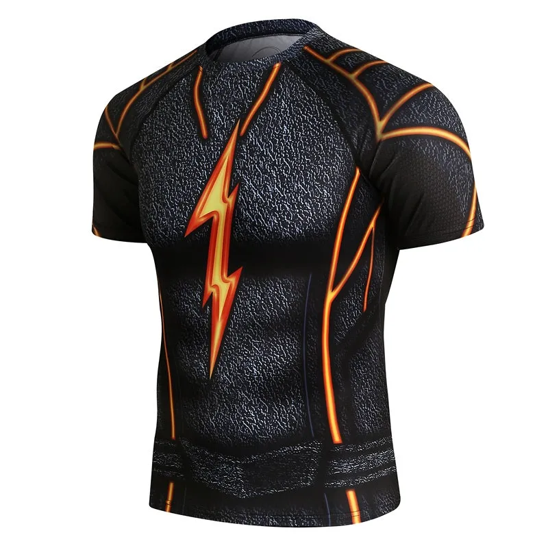 Rash Guard Compression T Shirt Mens Short Sleeve Different Styles SALE