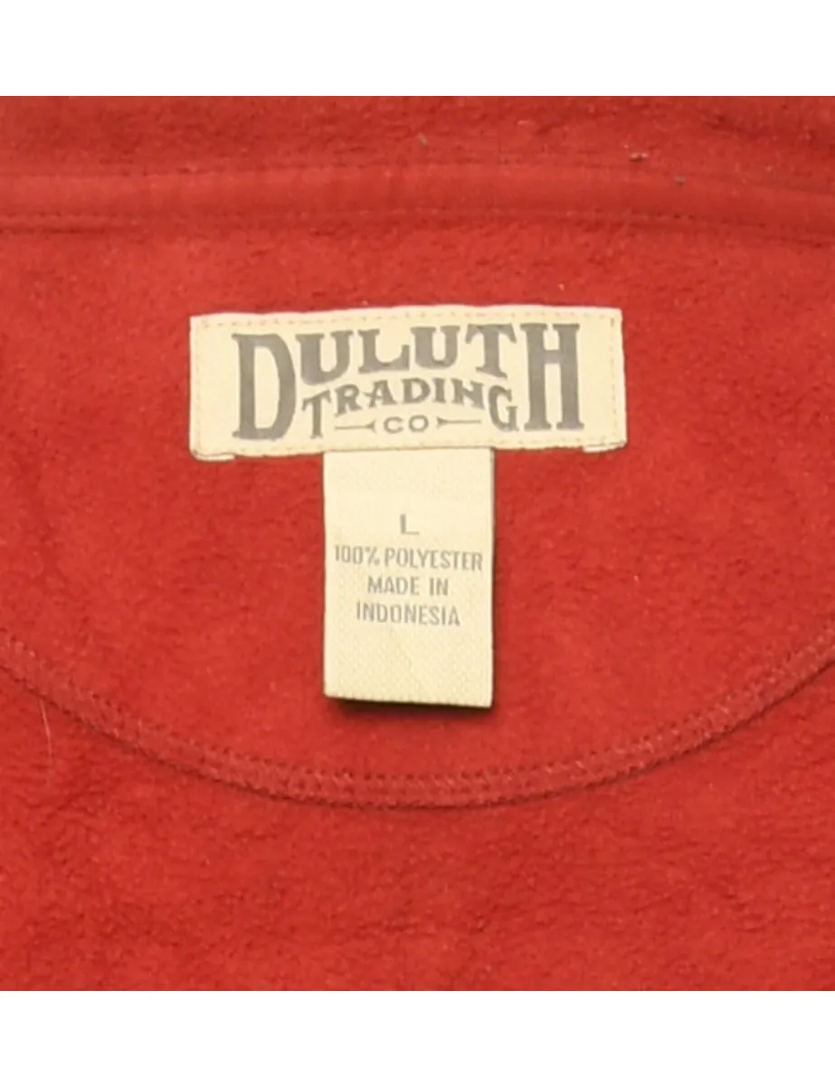 Red Fleece Vest - L