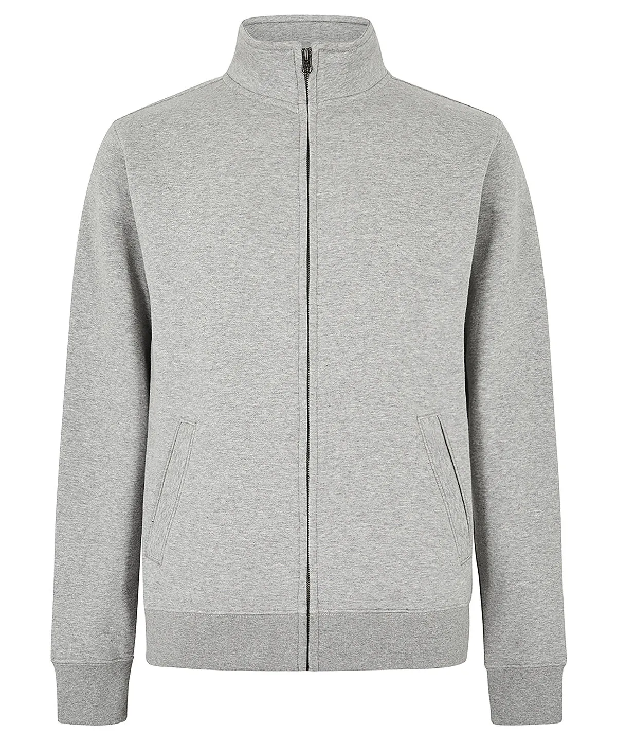 Regular fit zipped sweatshirt | Heather Grey