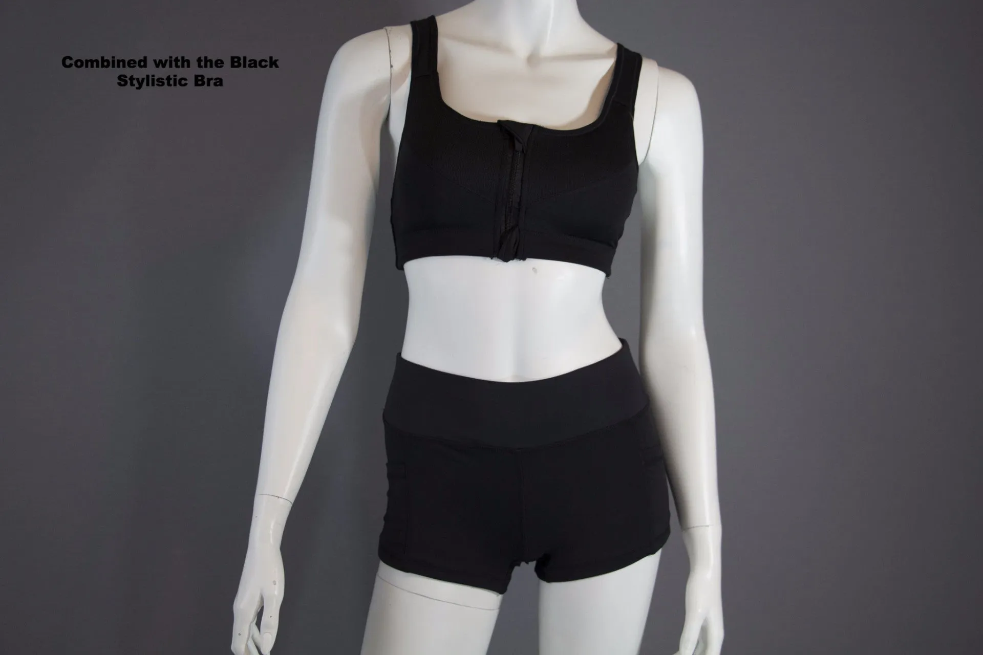 Resolve Sport Compression Short Womens Black