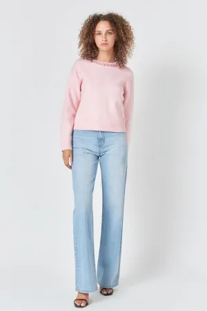 Rhinestone Knit Top