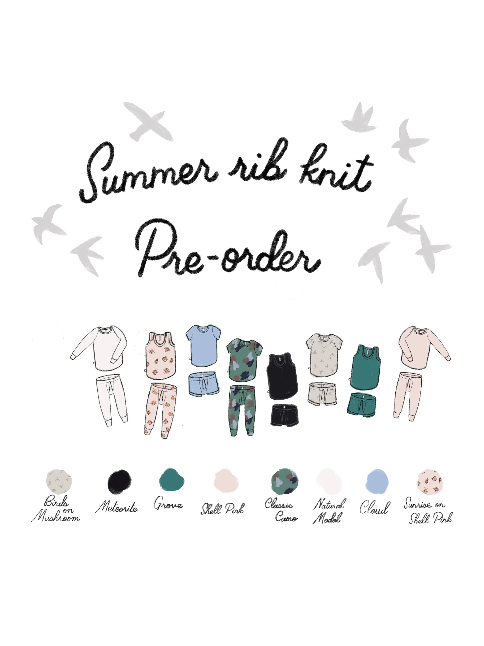 rib knit tank top CO - cloud