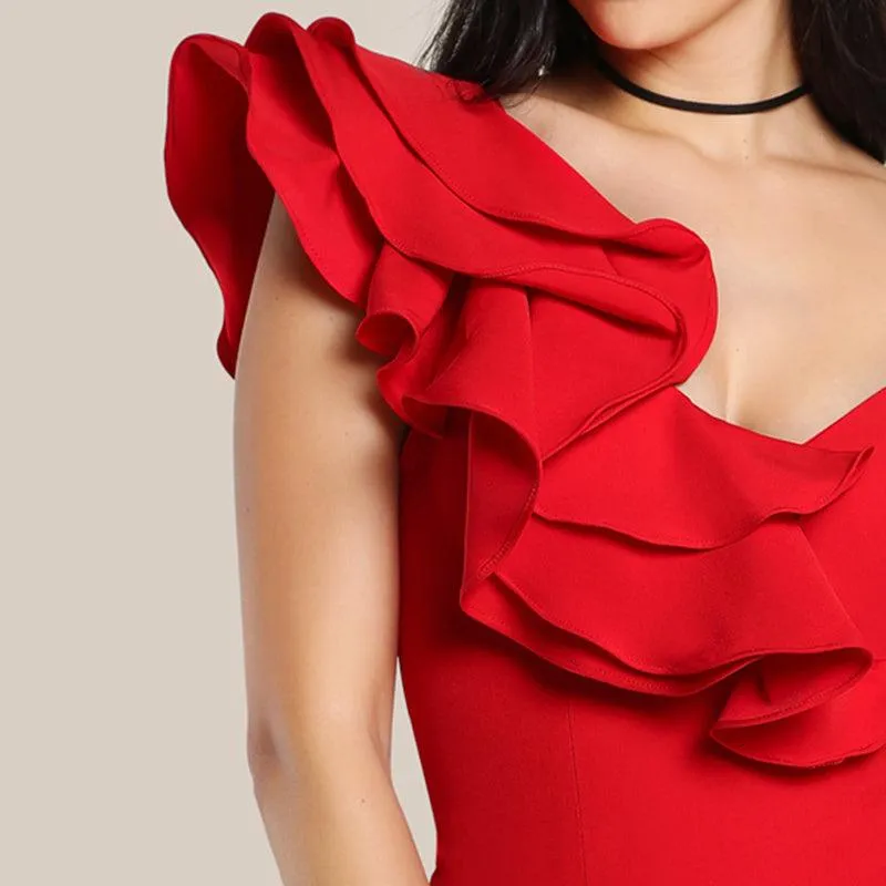 ROE’S RUFFLED ONE BODYSUIT