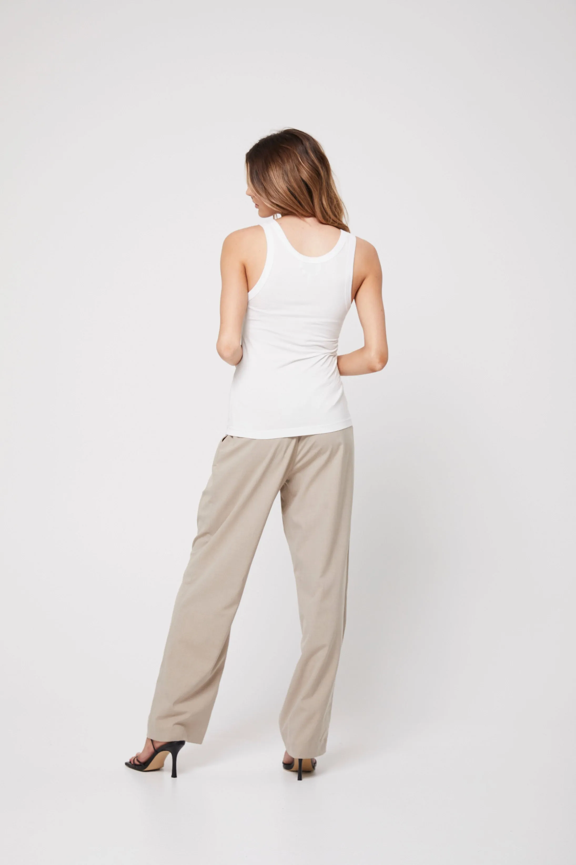 Rozalia Russian x Atoir WOMENS THE SINGLET - WHITE
