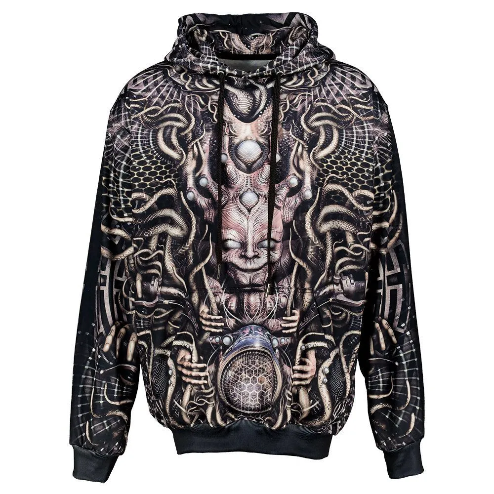 Sacred Geometry Hoodie | Fractal Hoodie | Psy Clothing | Festival Hoodie | Psychedelic Sweater | Set & Setting (HD)