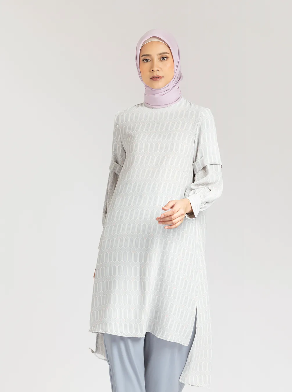 SADA TUNIC POWDER BLUE