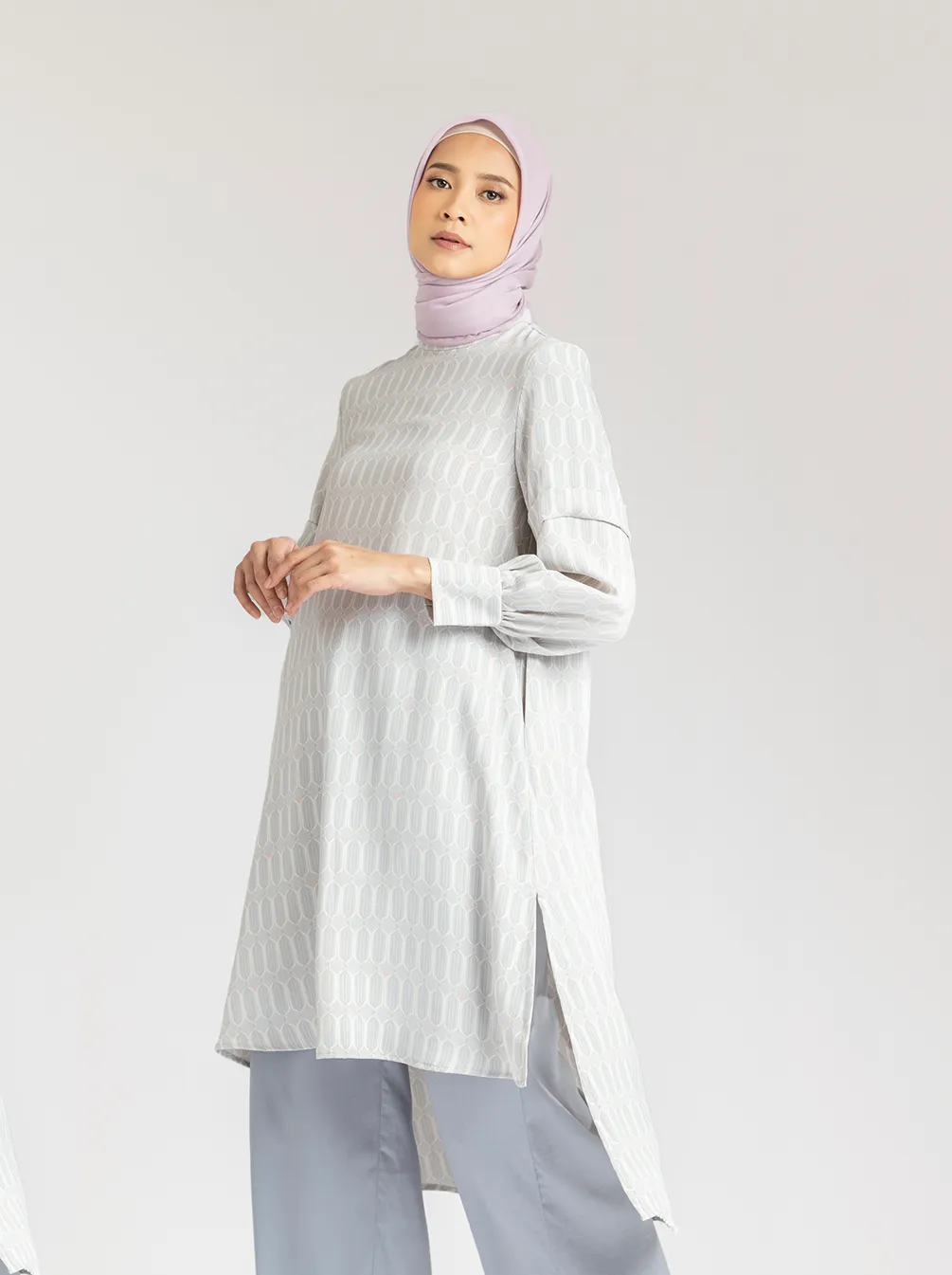 SADA TUNIC POWDER BLUE
