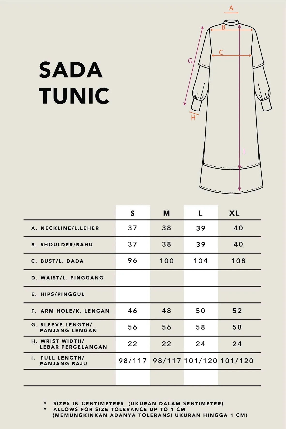 SADA TUNIC POWDER BLUE
