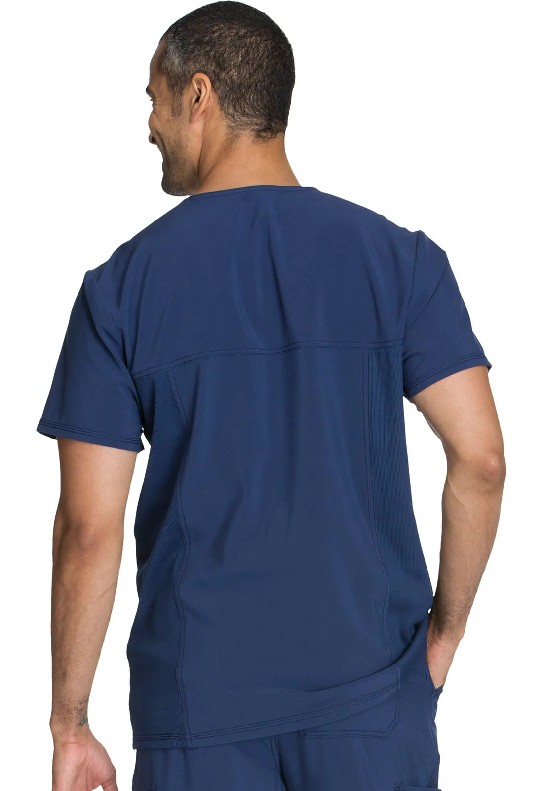 Scrub Top - Cherokee Infinity Men's V-Neck Top - Navy, CK900A