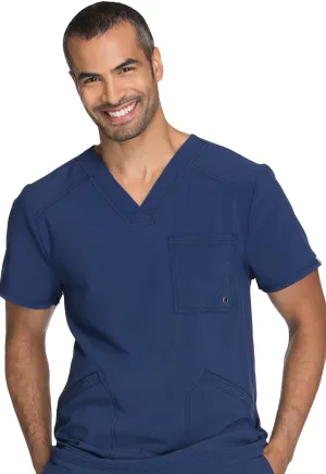 Scrub Top - Cherokee Infinity Men's V-Neck Top - Navy, CK900A