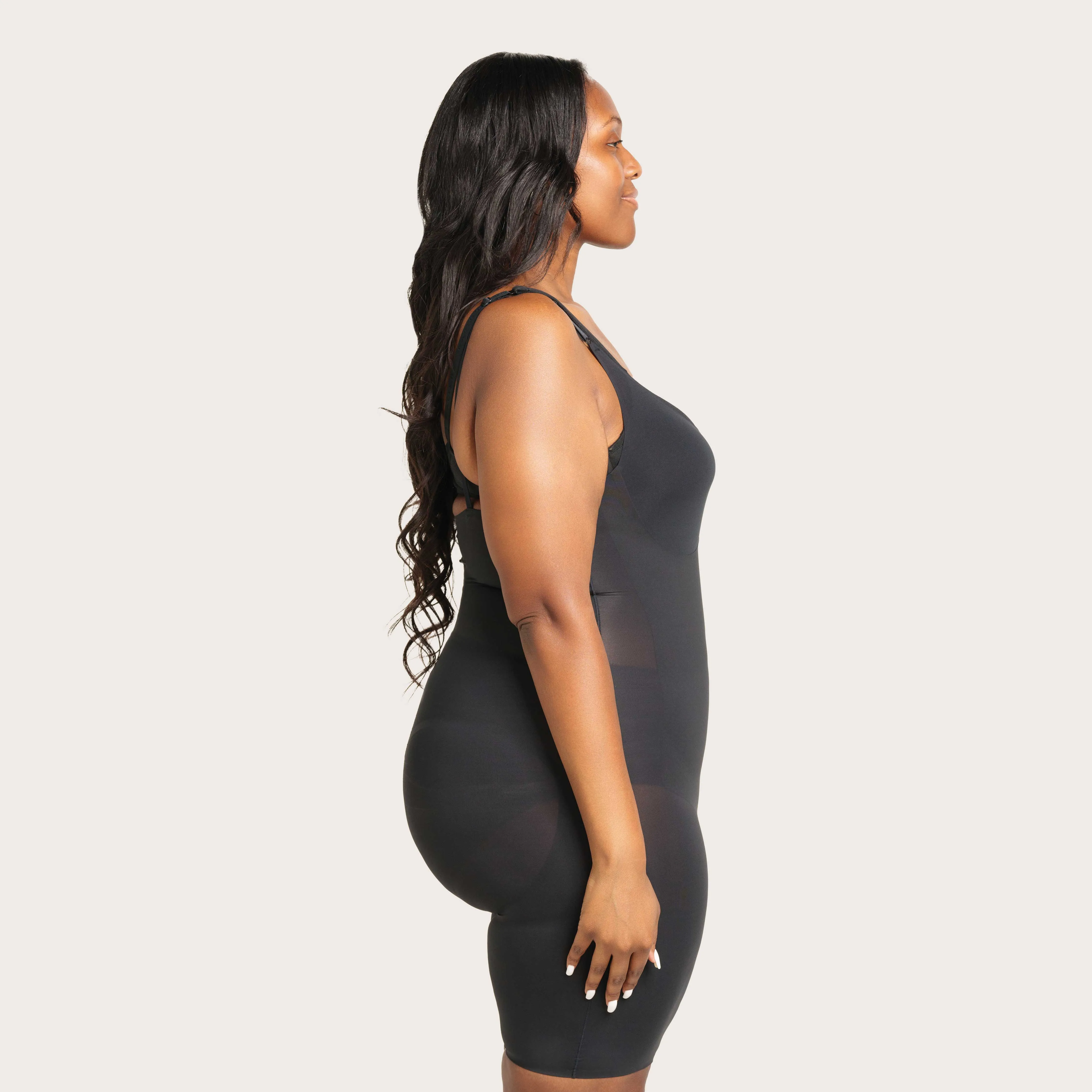 Seamless Above Knee High Compression Bodysuit