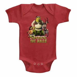 Shrek Holiday Group Baby Heather Bodysuit