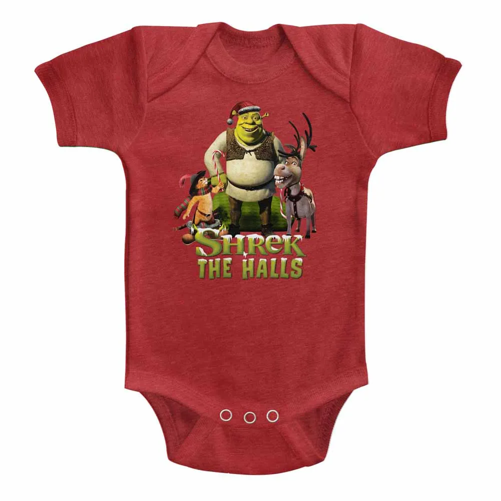 Shrek Holiday Group Baby Heather Bodysuit