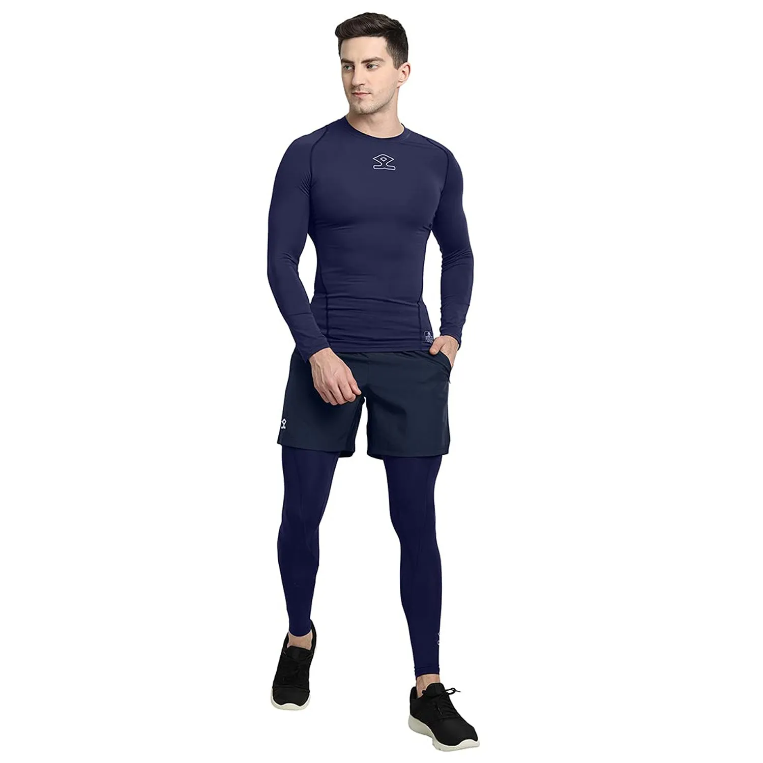 Shrey 1760 Intense Compressions Tights ,Navy