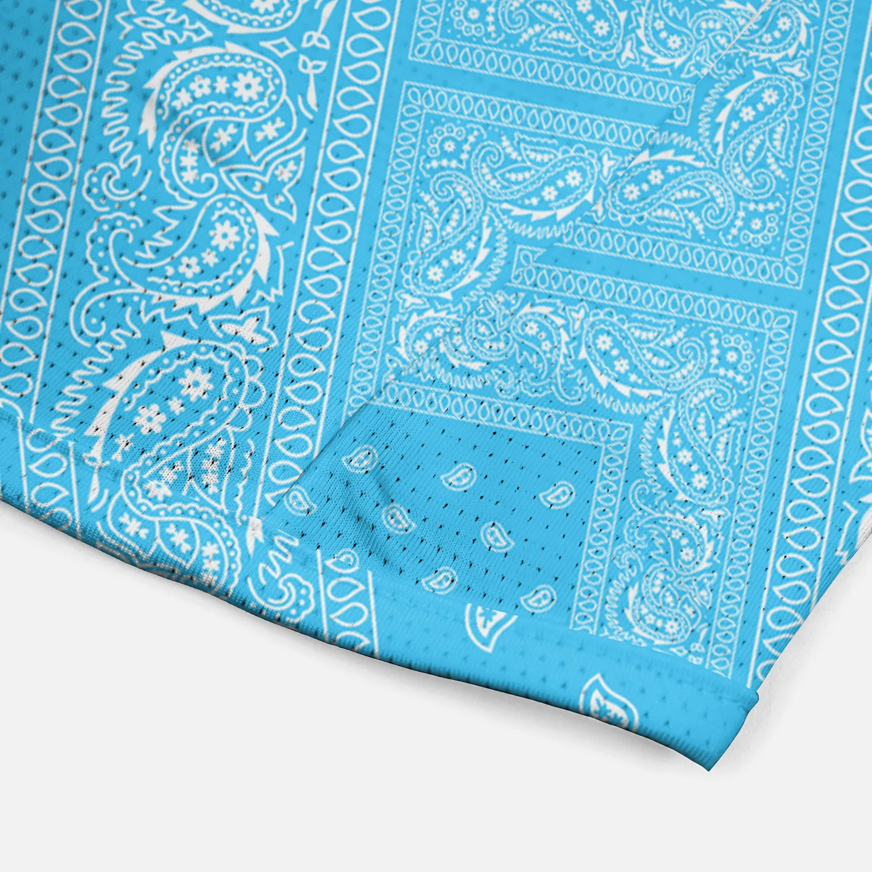 Sky Blue Classic Bandana Loose-Fitting Balaclava