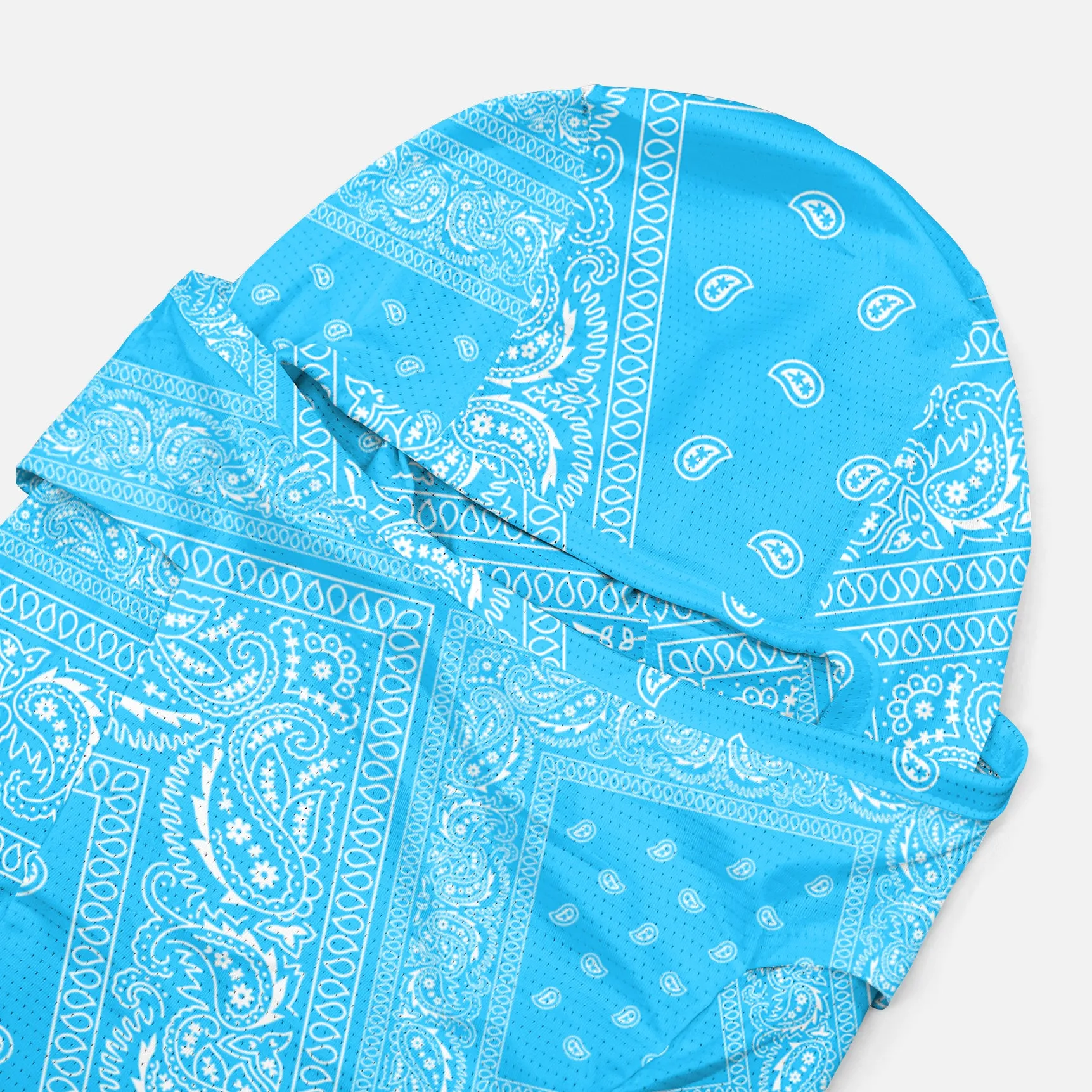 Sky Blue Classic Bandana Loose-Fitting Balaclava