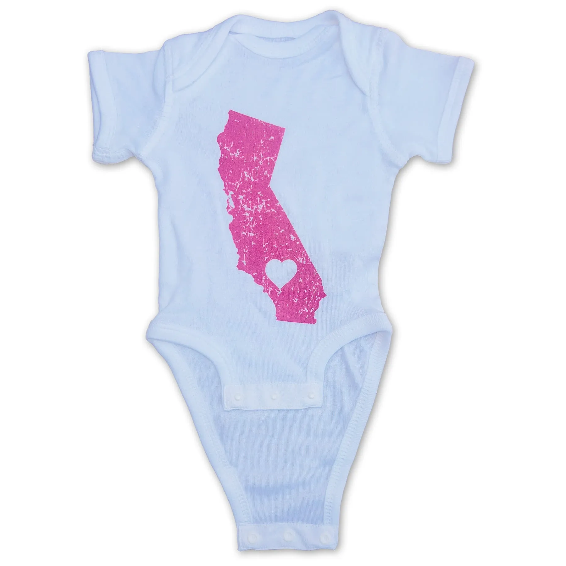 Sol Baby California Love White/Pink Bodysuit