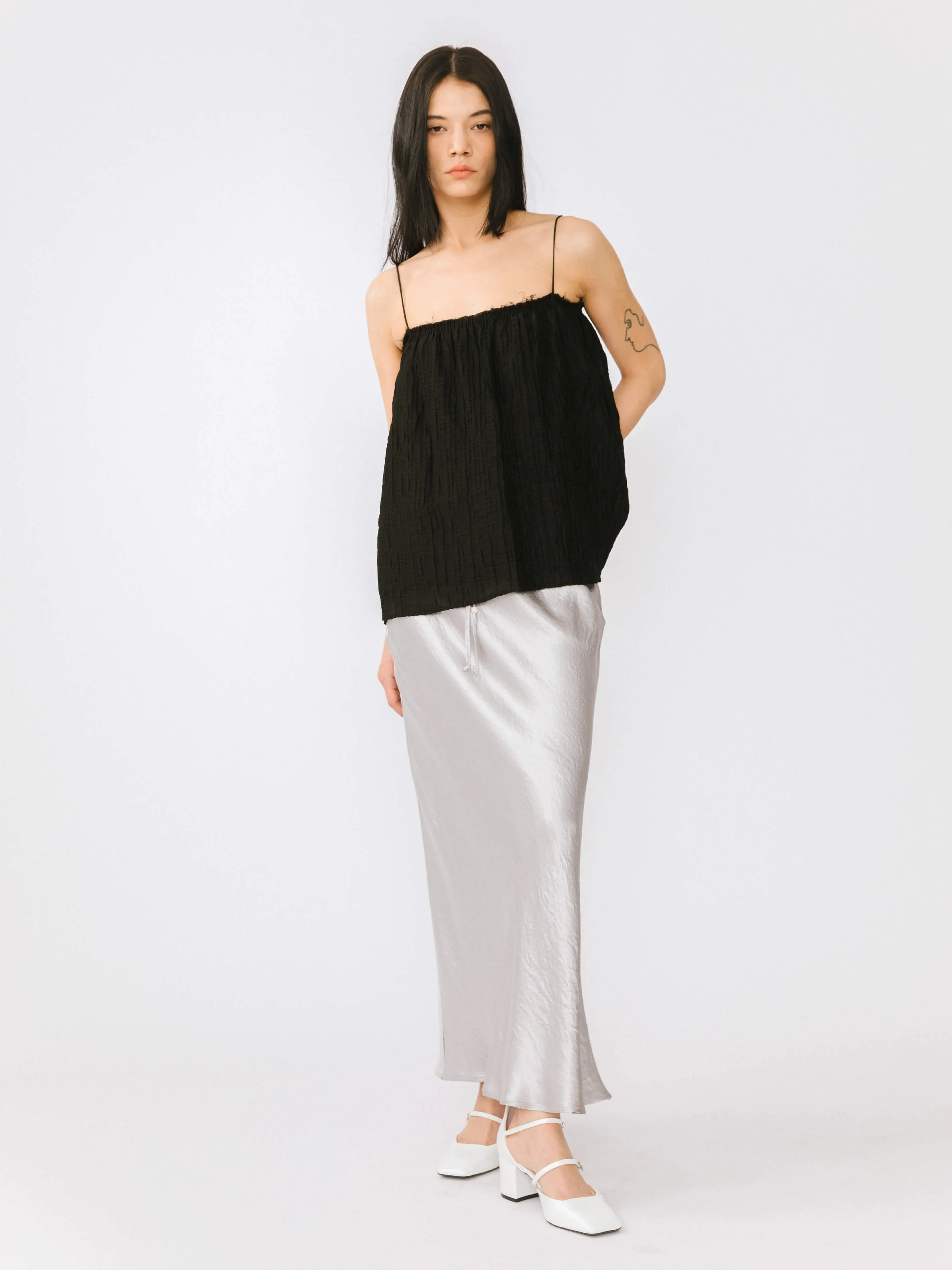 Spaghetti Strap A-line Top