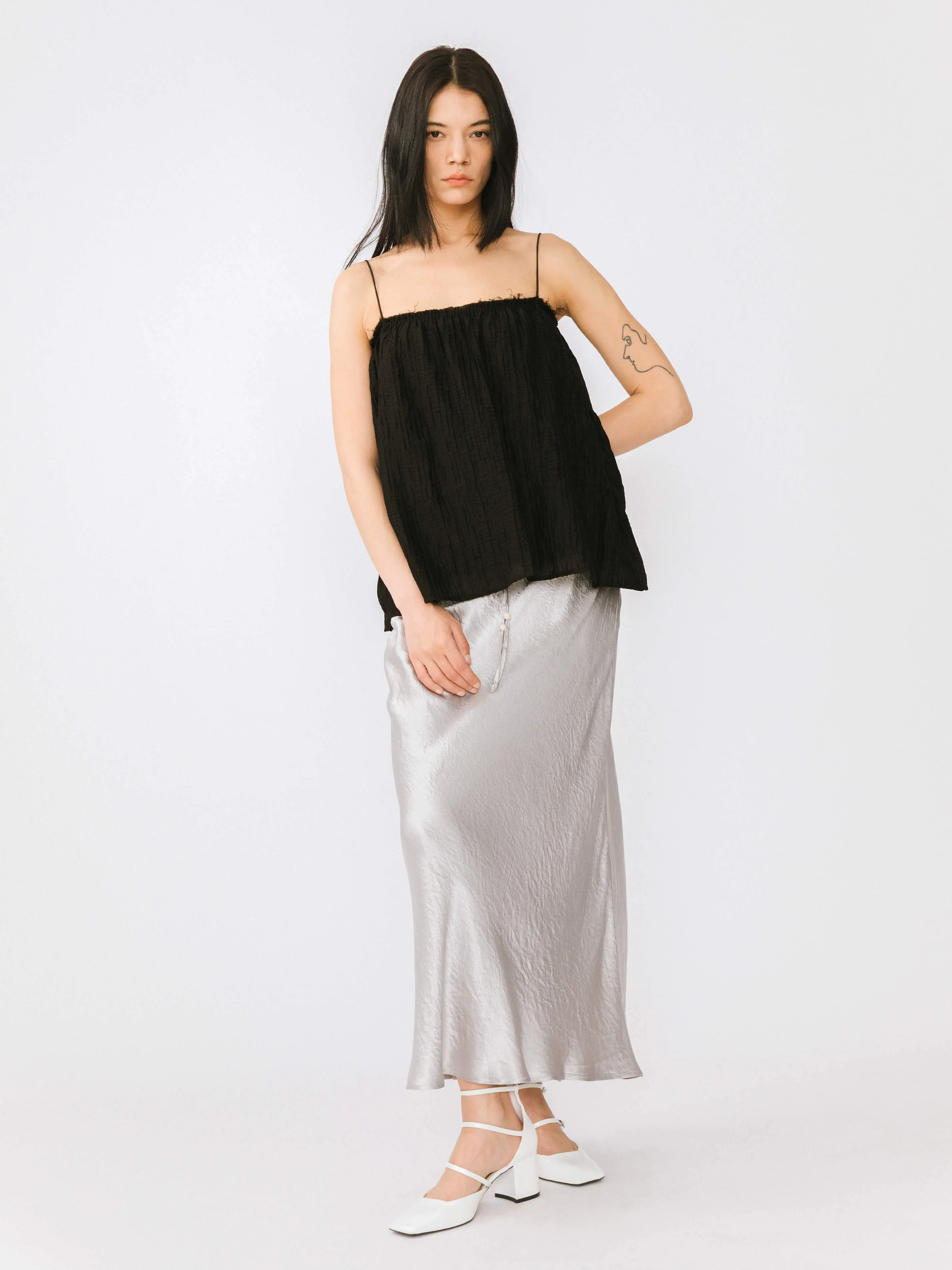 Spaghetti Strap A-line Top