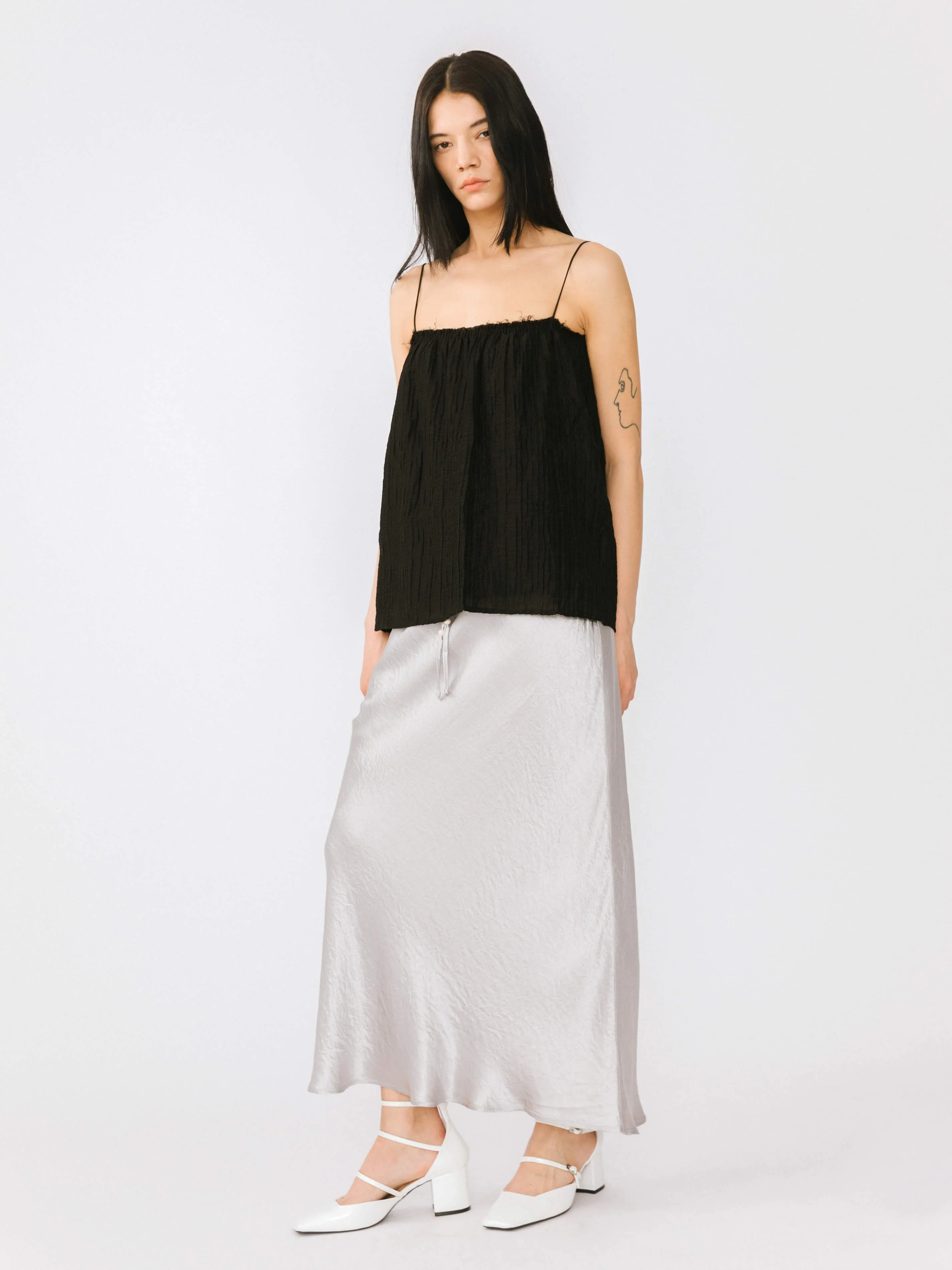 Spaghetti Strap A-line Top