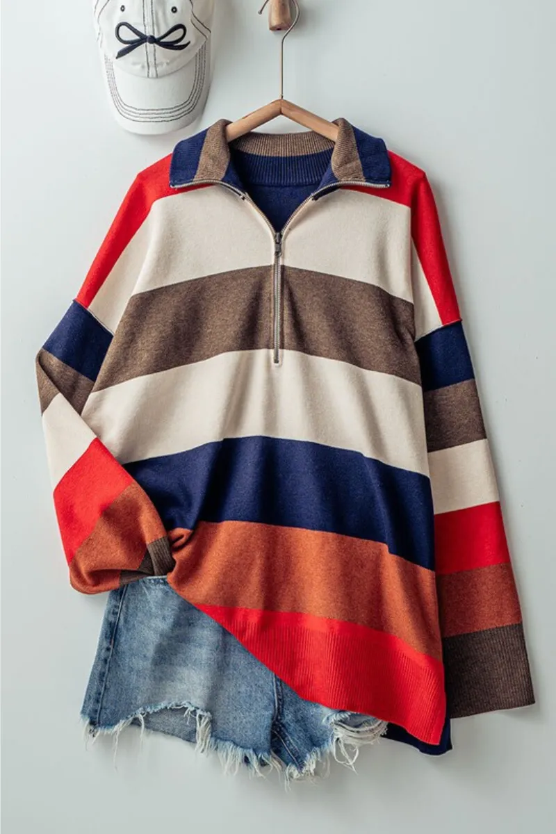 Spectrum Strip Quarterzip