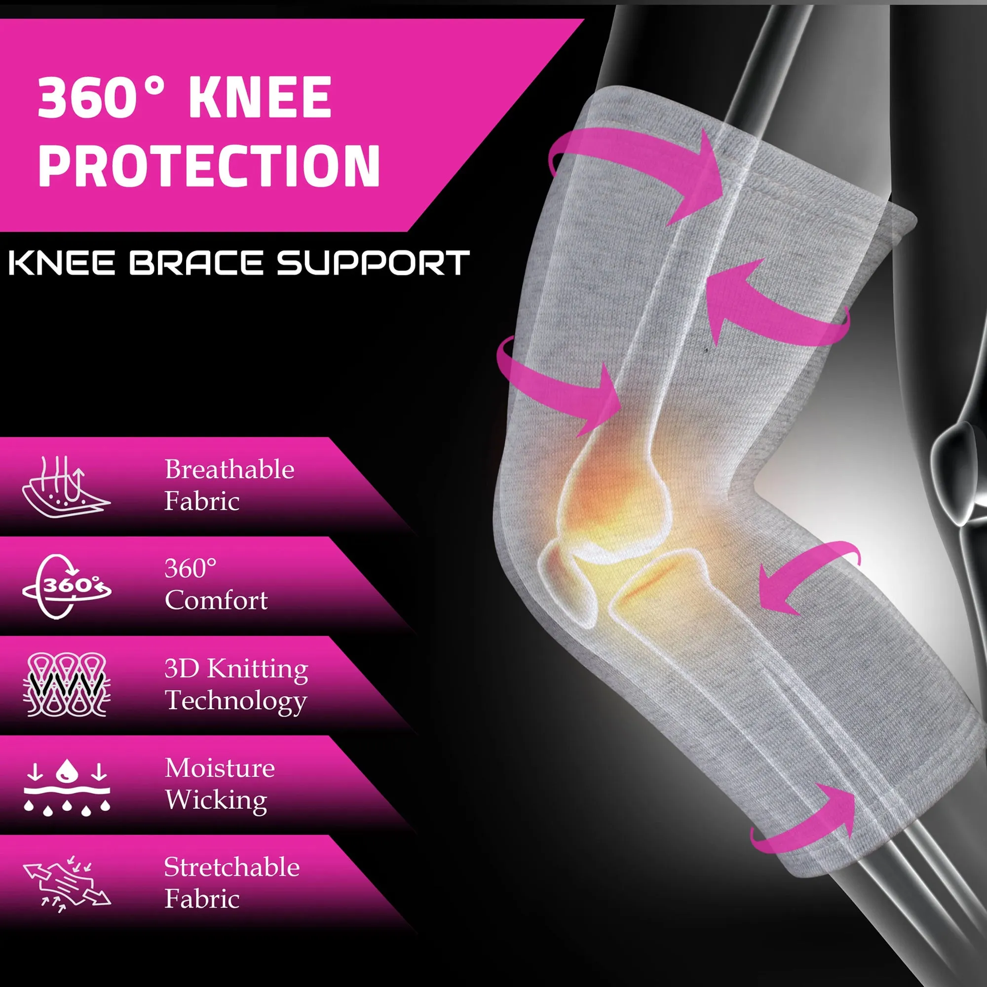 Springbok COMPRESSION KNEE SLEEVE BRACE