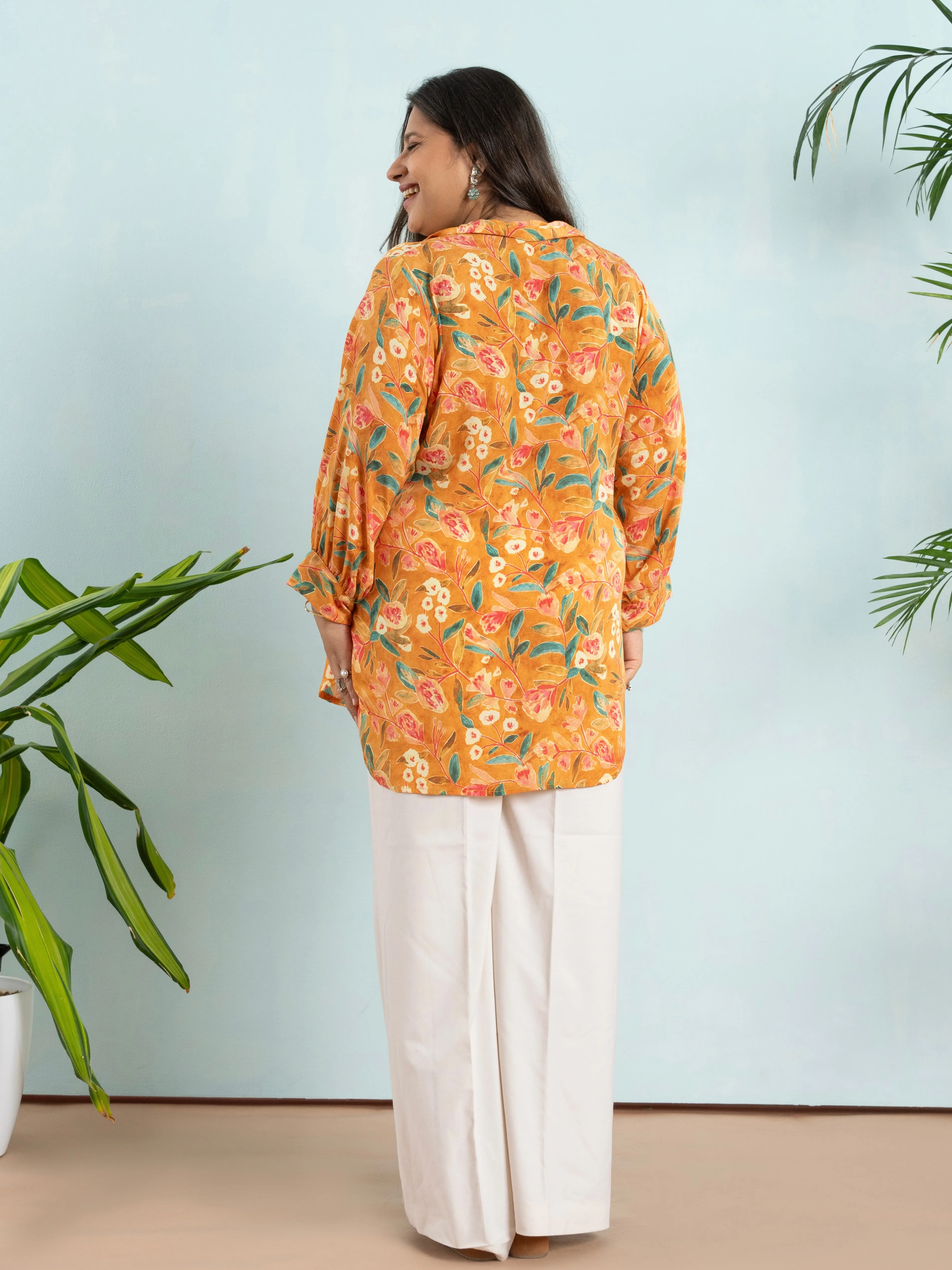 Sunshine Bloom Shirt Tunic