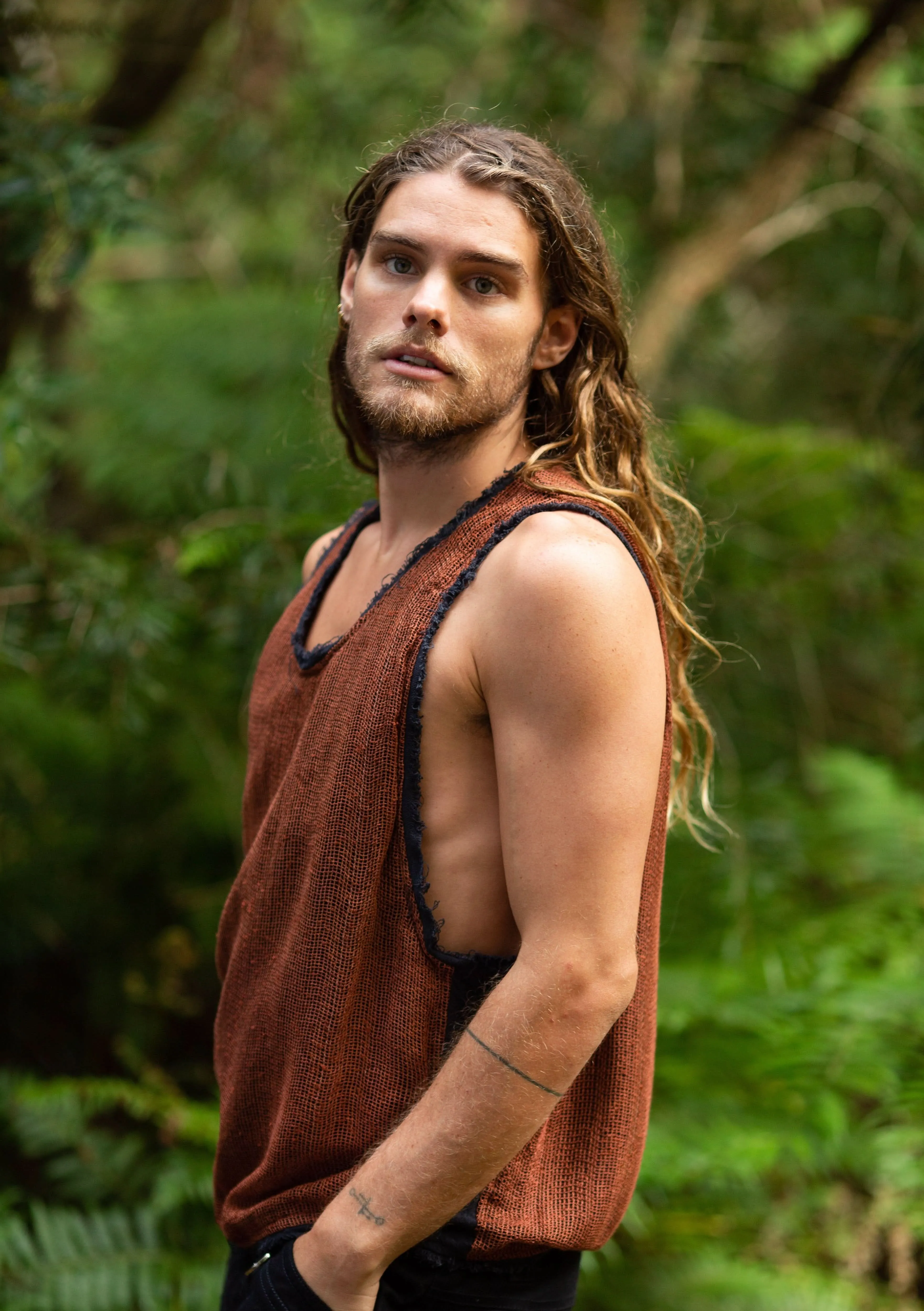 Taurus Tank Top - Rust