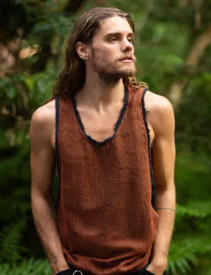 Taurus Tank Top - Rust