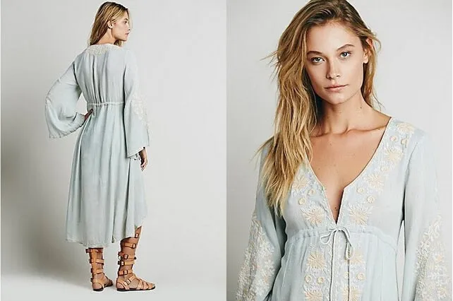 TEELYNN Long Sleeve Tunic Dress