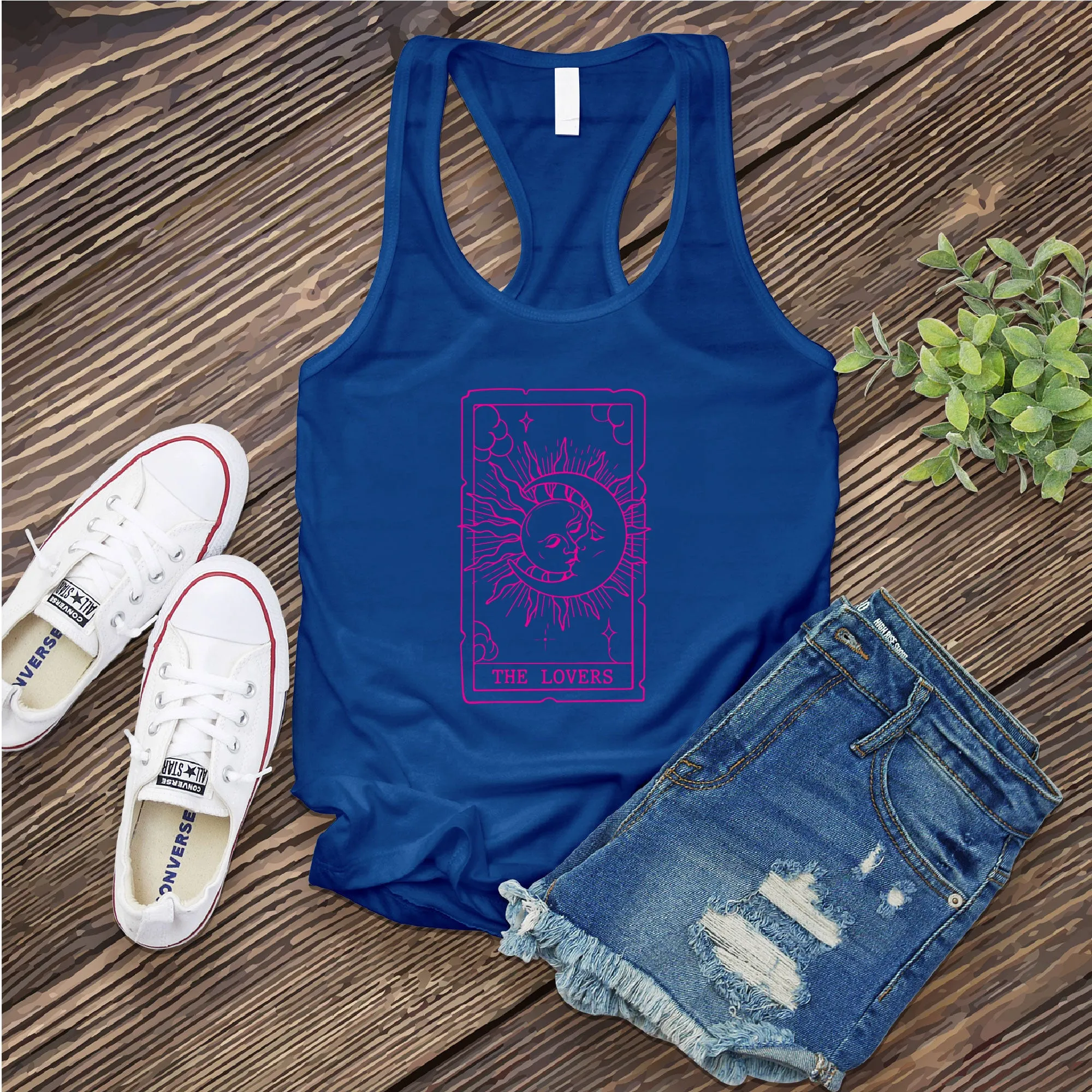 The Lovers Tarot Card Women's Tank Top