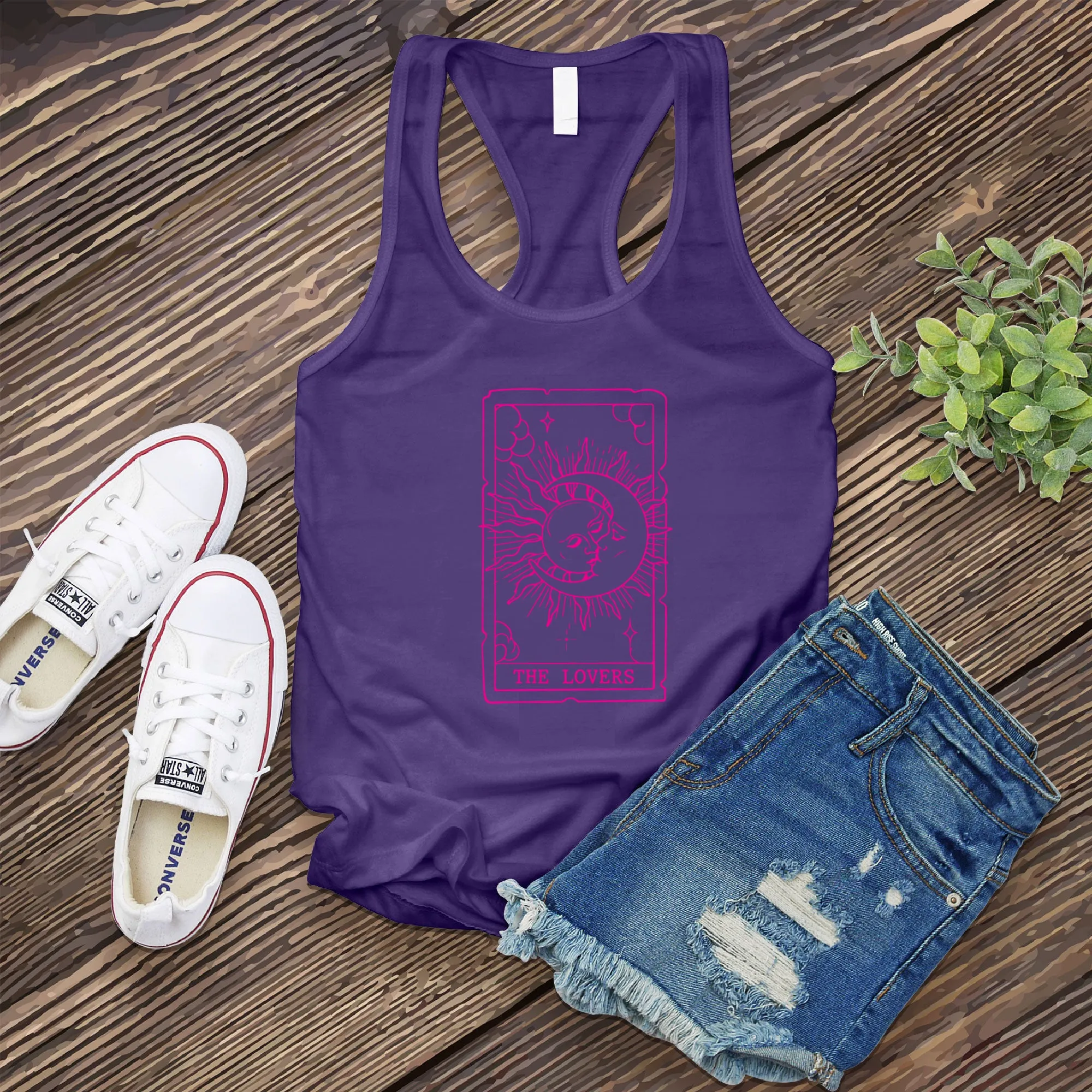 The Lovers Tarot Card Women's Tank Top