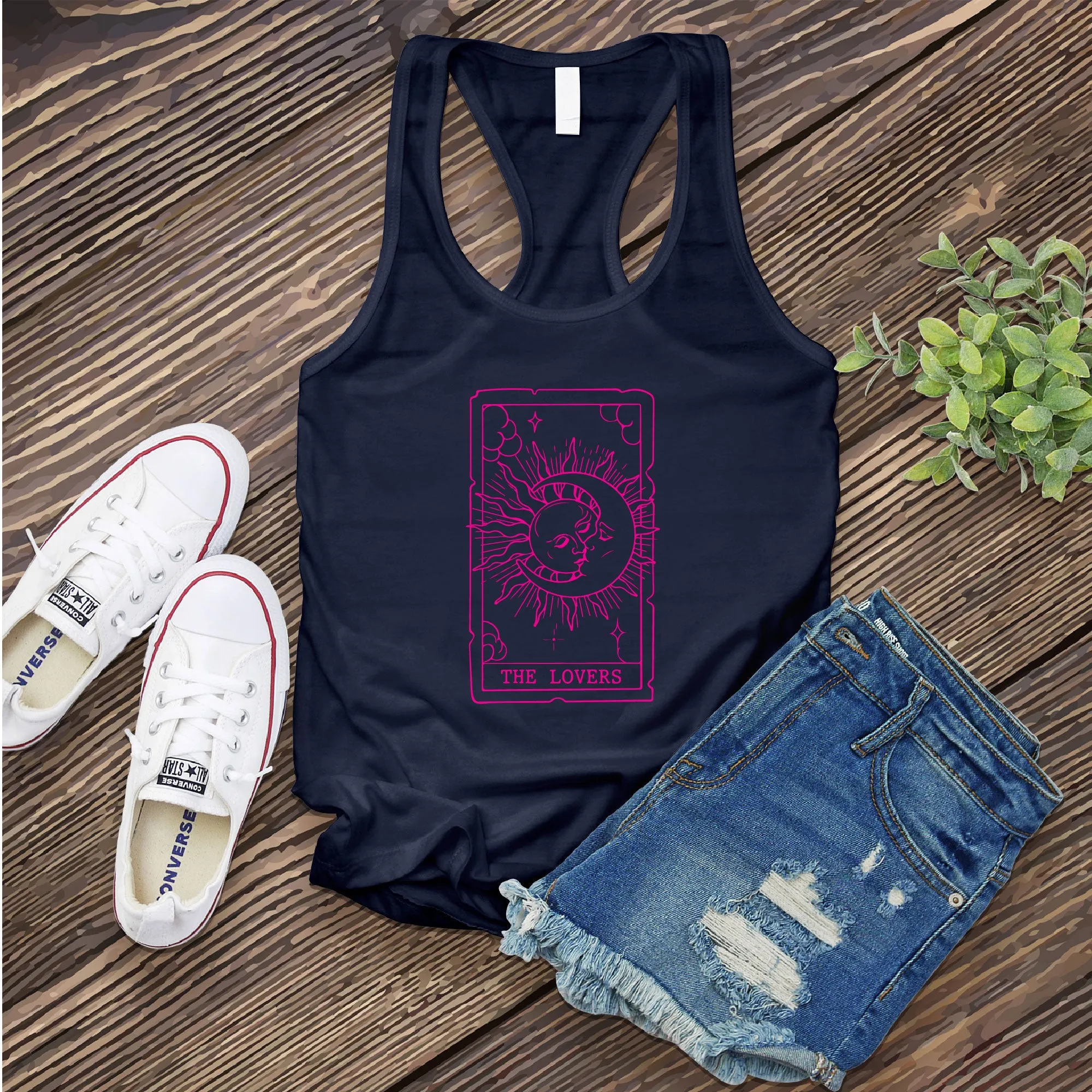 The Lovers Tarot Card Women's Tank Top