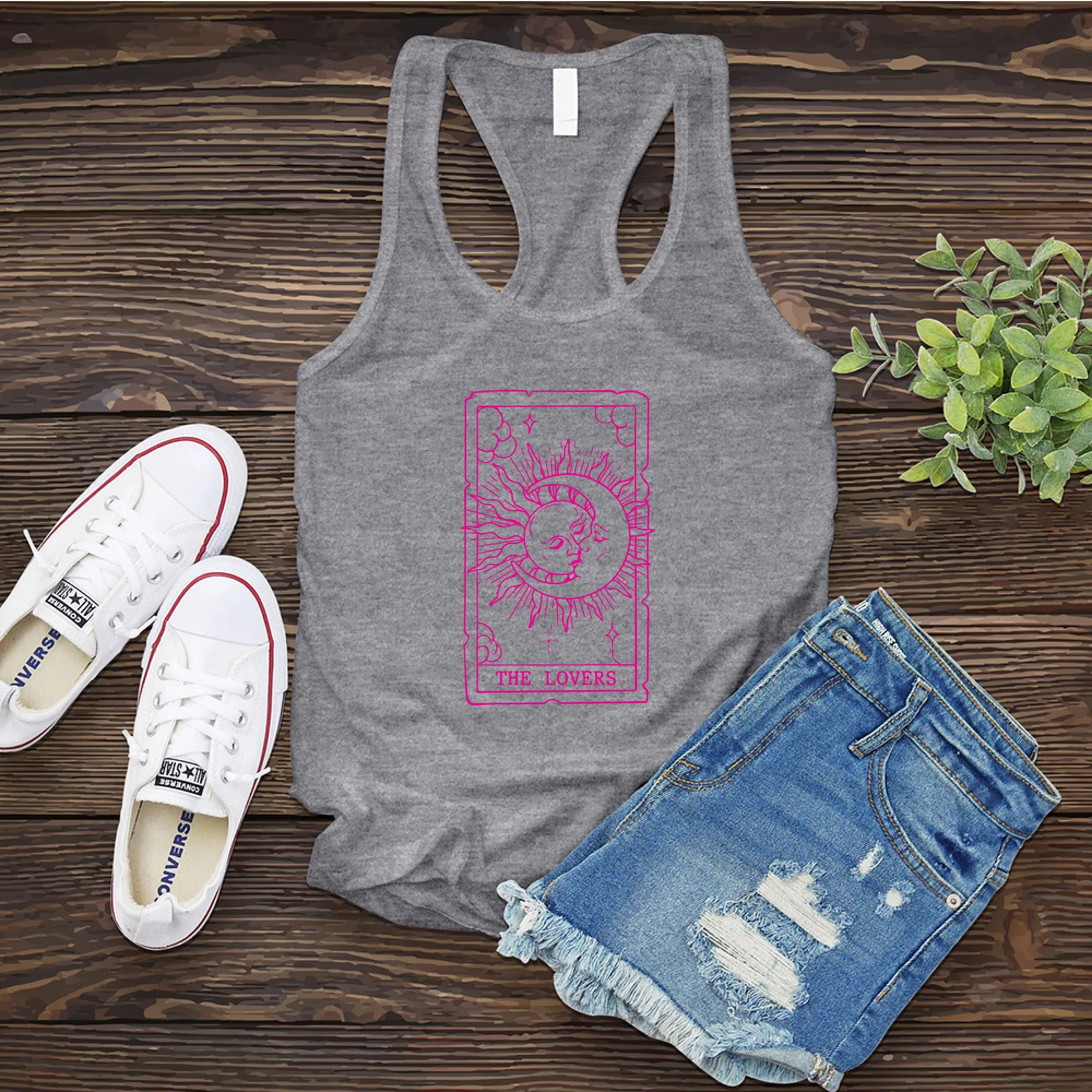 The Lovers Tarot Card Women's Tank Top