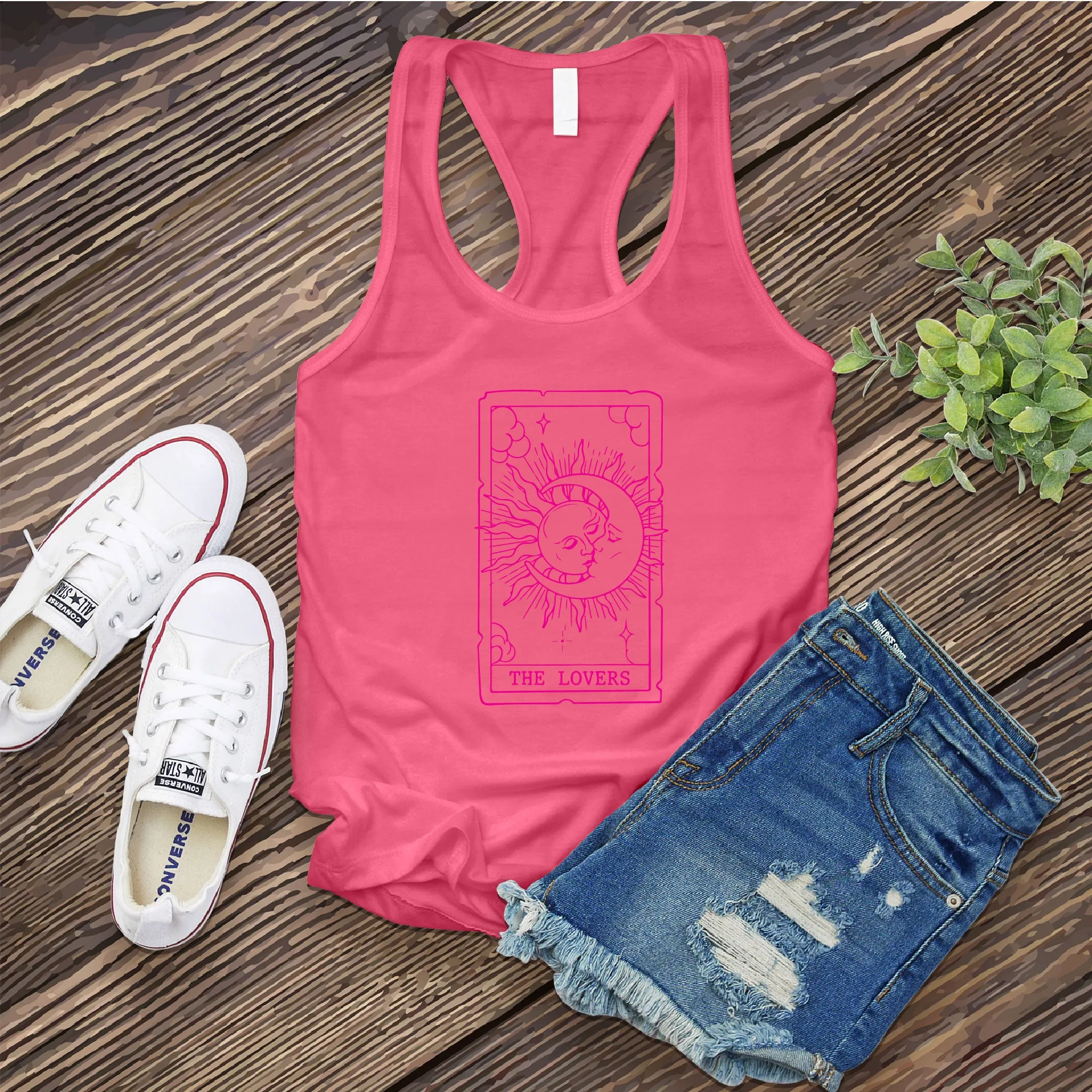The Lovers Tarot Card Women's Tank Top